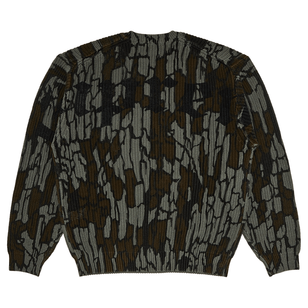 Buy Supreme Old English Printed Sweater 'Mossy Oak Trebark Camo