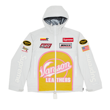 Buy Supreme x Vanson Leathers GORE-TEX Shell Jacket 'White