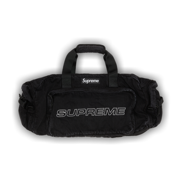 Buy Supreme Denim Duffle Bag 'Black' - FW25B2 BLACK | GOAT