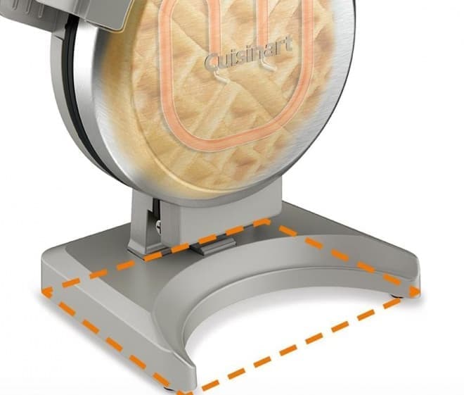 ワッフルは、縦置きすれば、焼きやすい―失敗しにくい縦型ワッフル