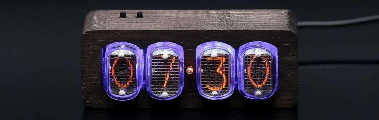 ニキシー管置き時計IN-12」CAMPFIREに登場 すでに生産が終了している