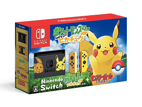 ピカチュウとイーブイの特別なNintendo Switch、11月発売 ドックやJoy