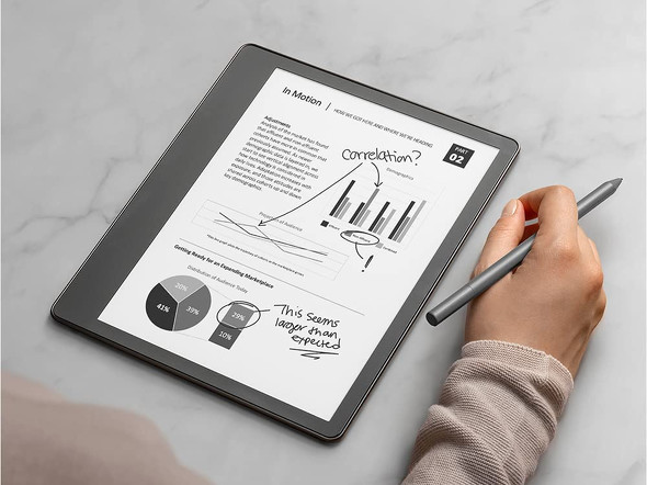 Amazon Kindle Scribe 本体 スタイラスペン付き Amazon、読み書き一