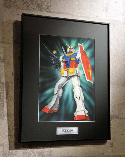 ガンプラ」のパッケージ原画がアート作品に：300円では買えません