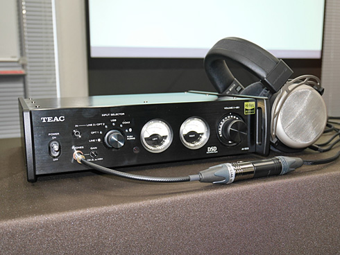 ティアック、来春発売のDAC兼プリメインアンプ「AI-503」をポタフェス