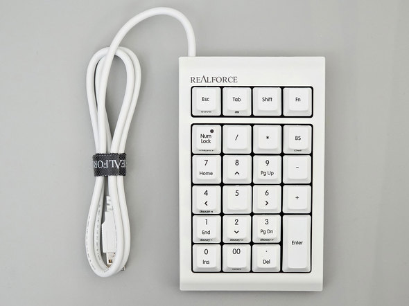 カスタマイズで左手デバイスにもなる東プレのテンキー新モデル