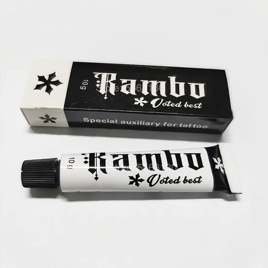Rambo 刺青 麻酔 クリーム 5本 まとめ買い可 医薬品じゃない