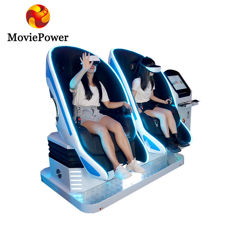 Vr Machine Factory 360 Degree Immersive Cinema 9d Vr Shark 2 Seat