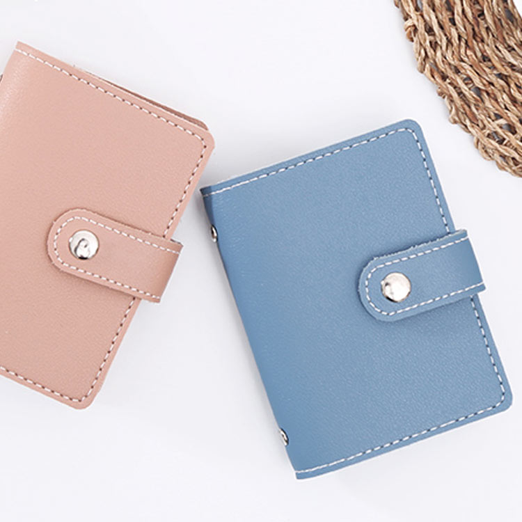 minana / 送料無料 カードケース 26枚カード収納 ブック型 ミニカード