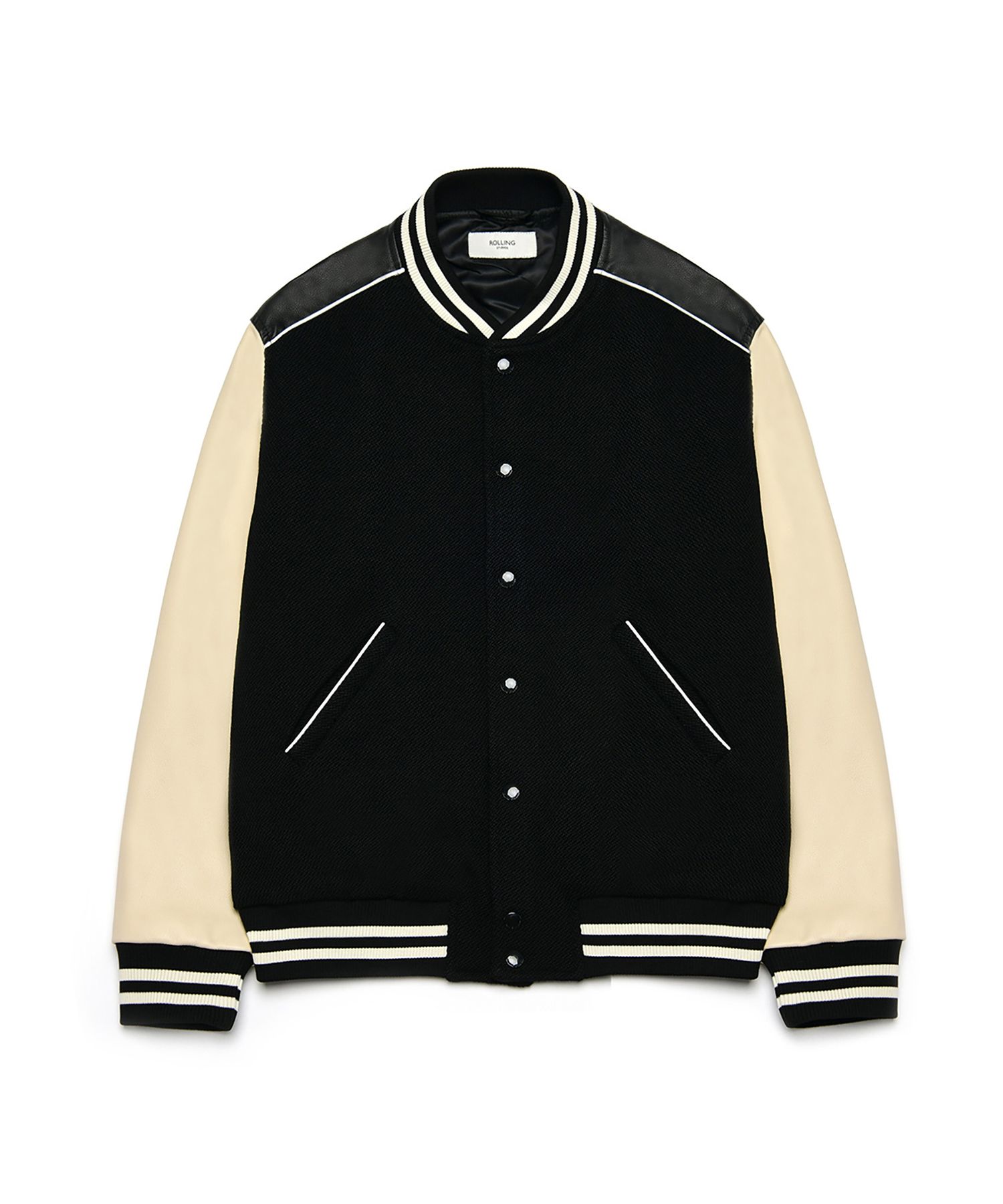 MUSINSA公式 | ROLLING STUDIOS TEDDY JACKET WOOL BLACK