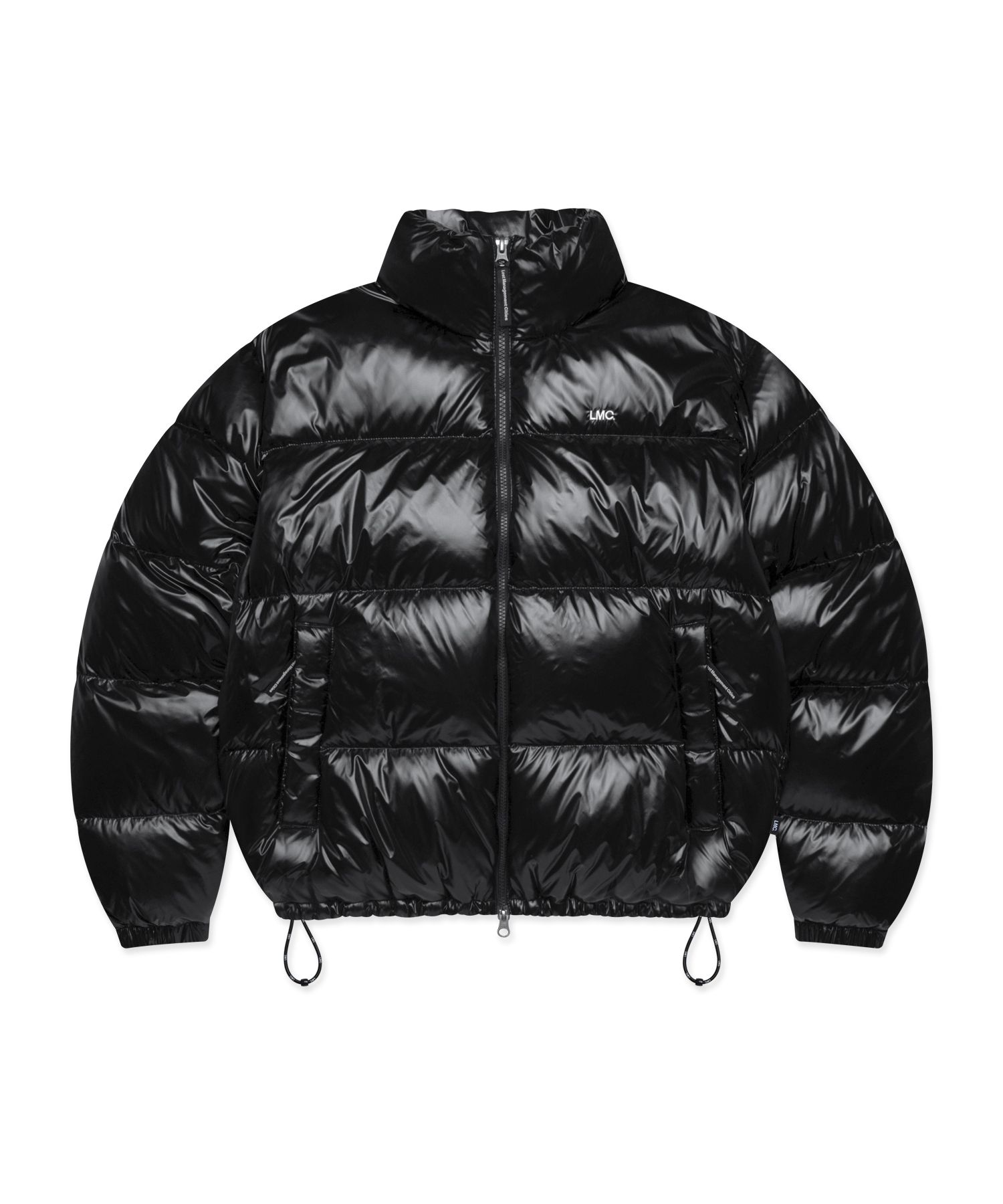 MUSINSA公式 | LMC OG GLOSSY PUFFER DUCK DOWN PARKA black
