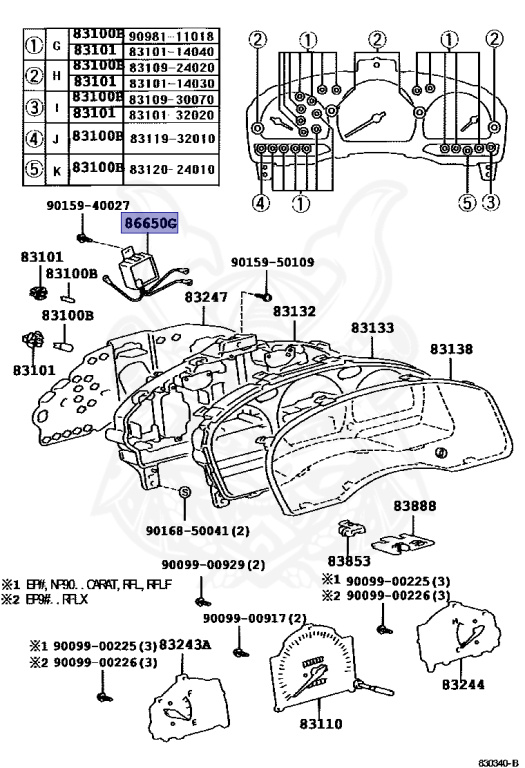 86650-12030 - Toyota - Buzzer Assy - Nengun Performance