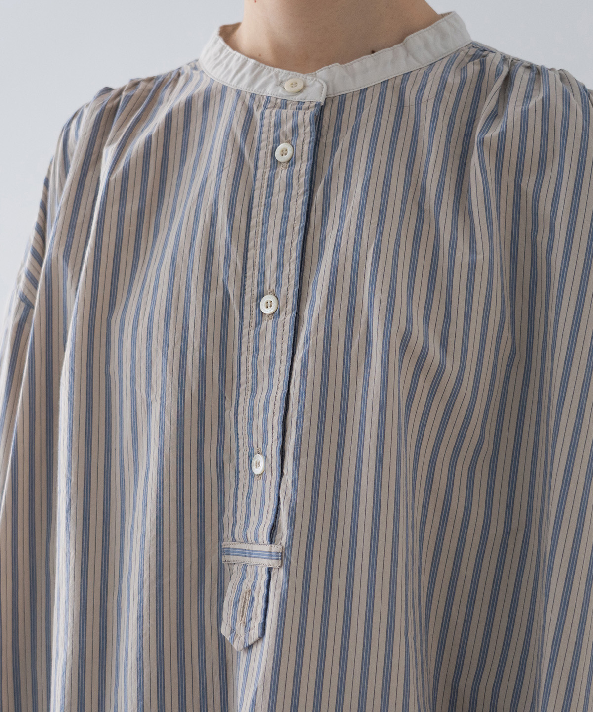 コットンストライププルオンワンピース｜nest Robe / CONFECT ONLINE SHOP