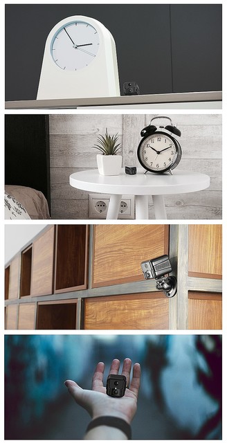 動体検知機能付き、異常が起きたらすぐわかる。超小型ホーム