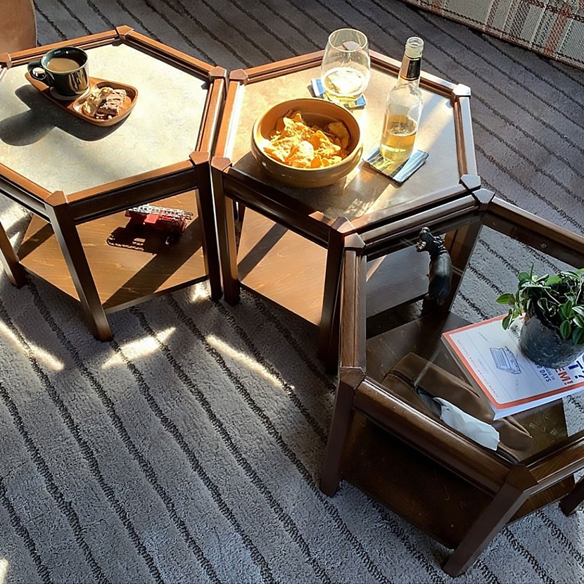 送料無料】 ACME Furniture ブルックス ヘキサゴンテーブル テーブル