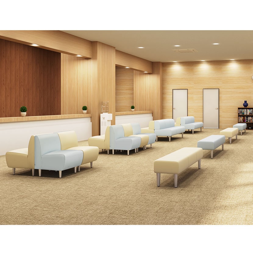 送料無料】 応接ソファ オフィスソファ 一人掛けソファ PVCレザー 肘