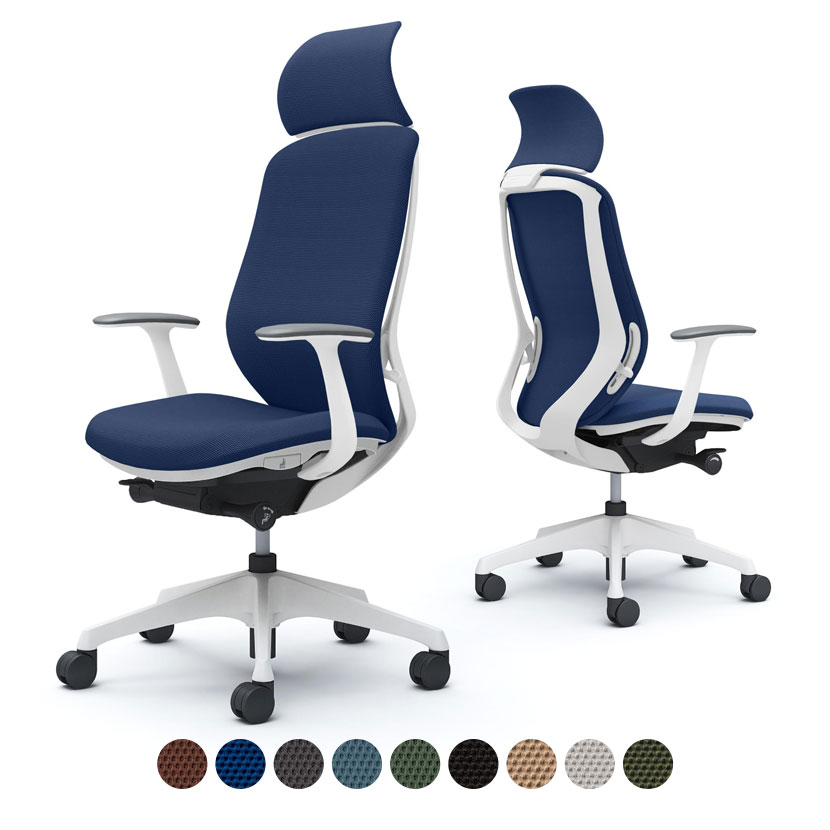 送料無料】 オカムラ シルフィー ヘッドレスト付き オフィスチェア