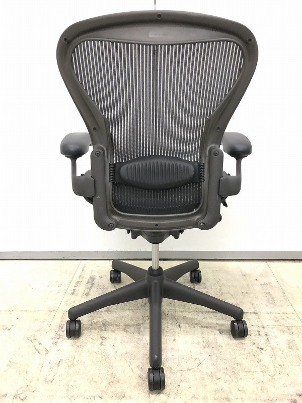 中古】アーロンチェア AE111PWB AJG1BBFP BK 3D01 Herman Miller