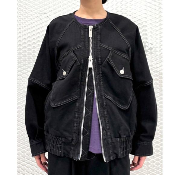 CABANE de ZUCCa】渋谷パルコ店限定商品 BLACK DENIM/ブルゾン