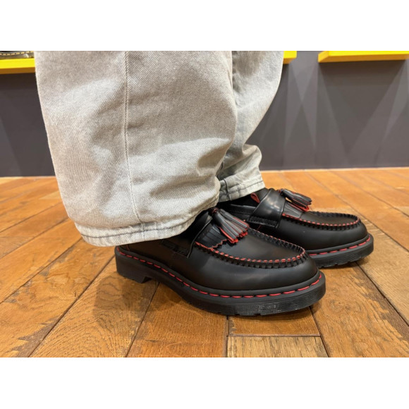 Dr.martens ADRIAN レッドステッチ タッセル ローファー | ドクター