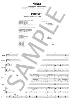 楽譜】LENNY KRAVITZ / Always on the Run バンド・スコア from68