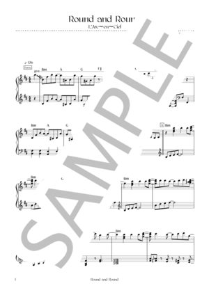 楽譜】Fare Well / L'Arc〜en〜Ciel (ピアノソロ / 初〜中級