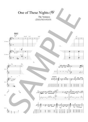 楽譜】水平線 / バンドスコア TAB譜 / back number (バンドスコア / 初