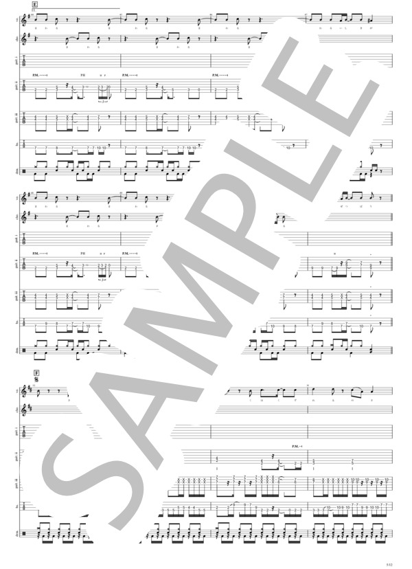 楽譜】Ash 脈 / DIR EN GREY (バンドスコア / 中級) - Piascore 楽譜ストア