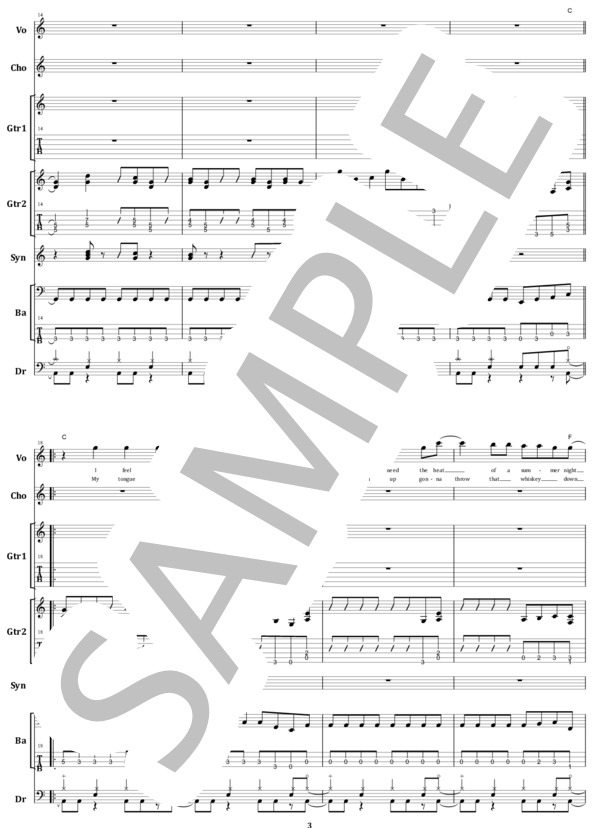 楽譜】ラウドネス / ROCK'N ROLL GYPSY バンド・スコア 楽譜