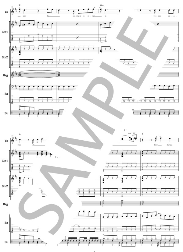 楽譜】Hi-STANDARD / Brand New Sunset バンド・スコア 楽譜 / Hi