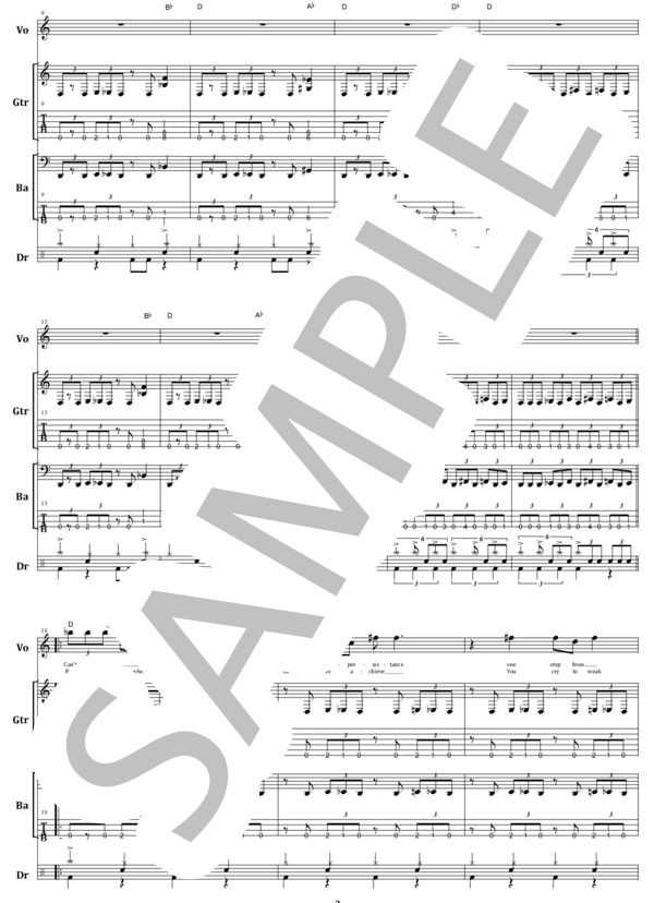 楽譜】PANTERA / WALK バンド・スコア from68 / PANTERA (バンドスコア