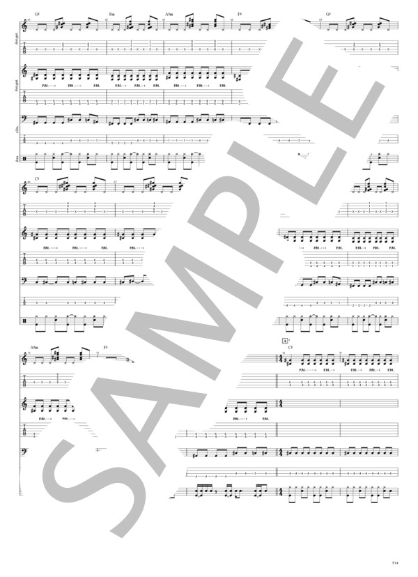 楽譜】RISKY / CRAZE (バンドスコア / 初〜中級) - Piascore 楽譜ストア