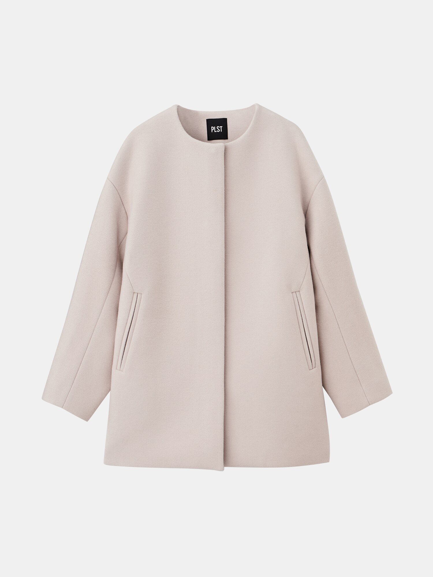 PLST(プラステ)公式 | 2024年モデル ウールモッサノーカラーハーフコート