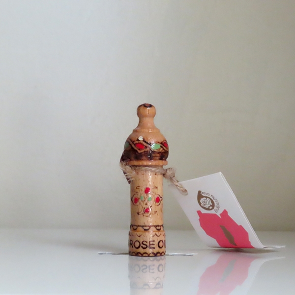 ブルガリア｜ダマスクローズオイル｜木彫りケース入り｜1g