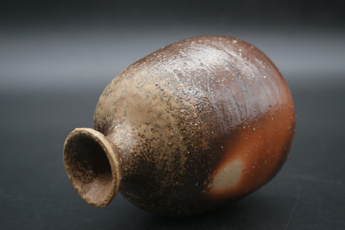 人間国宝》伊勢﨑 淳 作 備前 徳利 | 陶備堂オンラインショップ