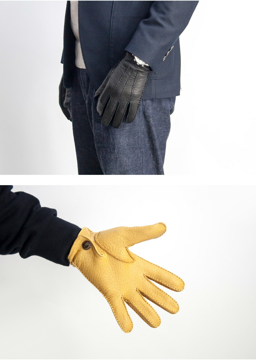 DENTS デンツ Clifton ペッカリー レザーグローブ 手袋 革手袋 本革 メンズ