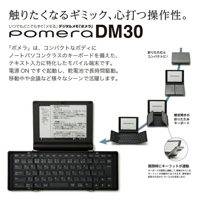 キングジム 「ポメラ」専用ケース DM30用 DMC6 | あいうえお順