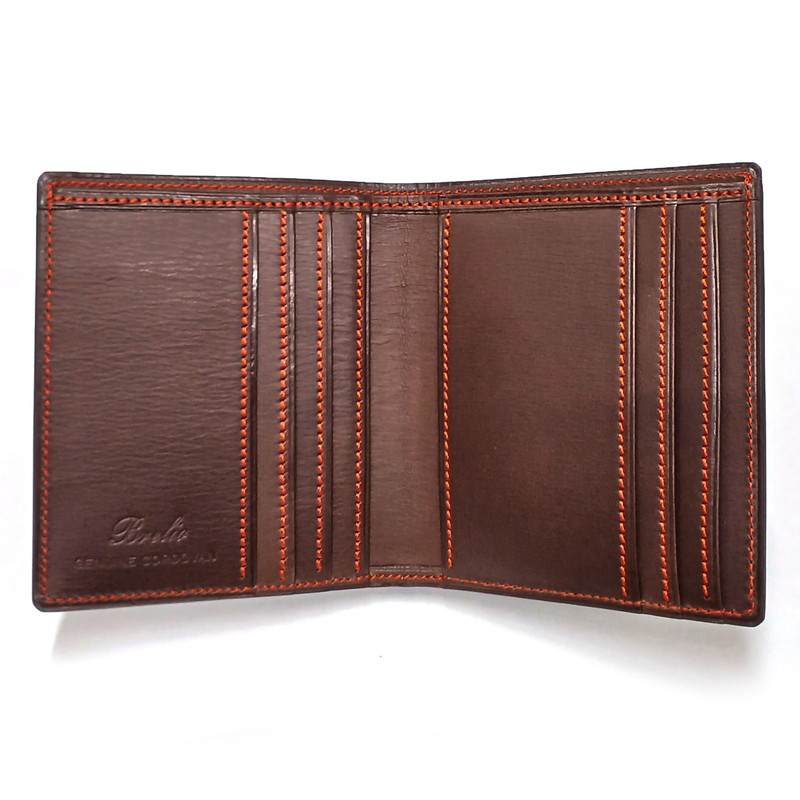 Brelio/ブレイリオ テイストフルコードバン 単札入れ チョコ×オレンジ