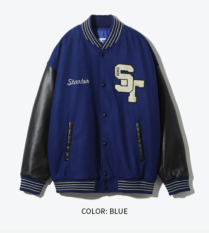STARTER スターター フェイクメルトンジャケット スタジャン