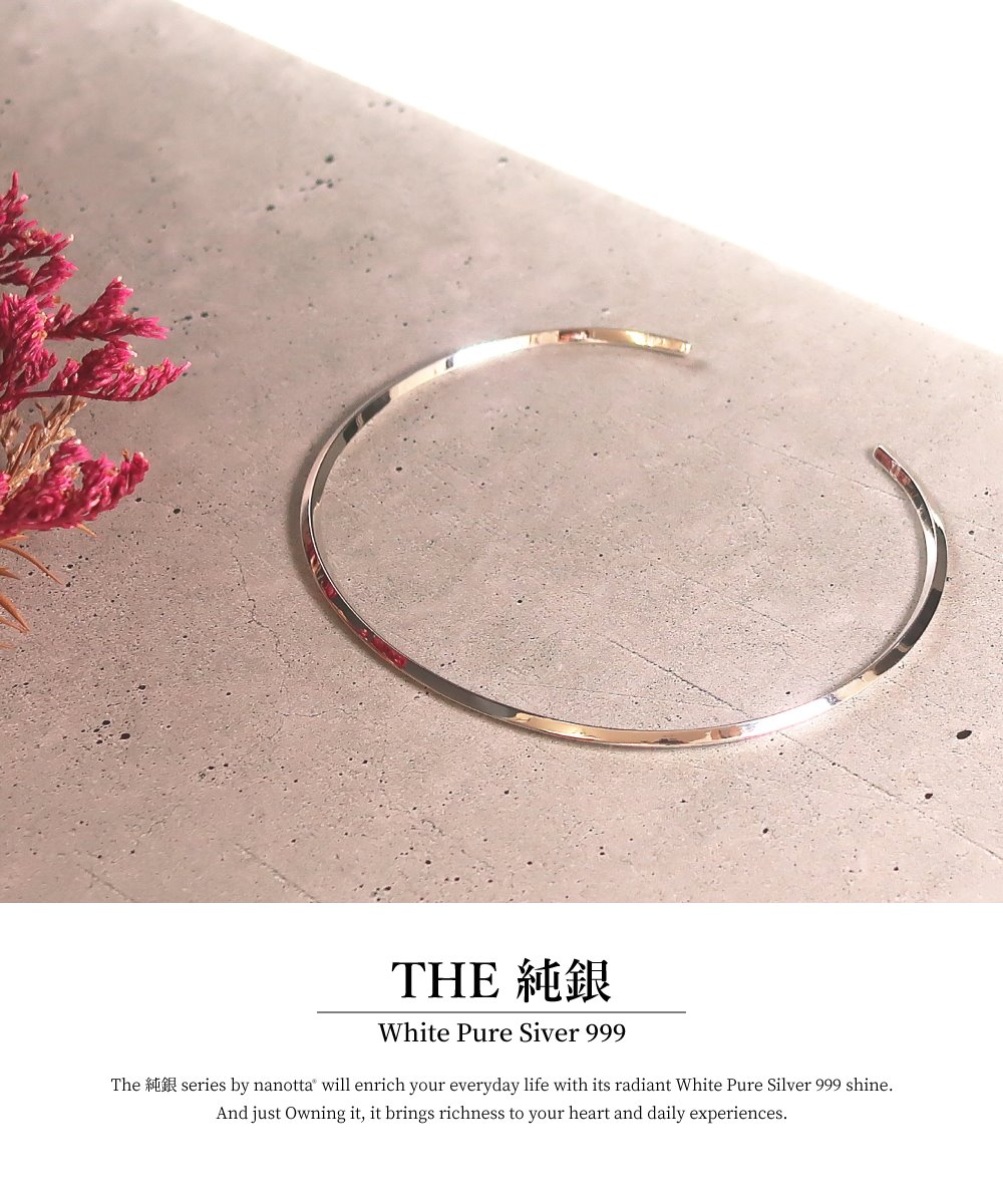 楽天市場】【THE純銀。最上位という選択】バングル ブレスレット 純銀