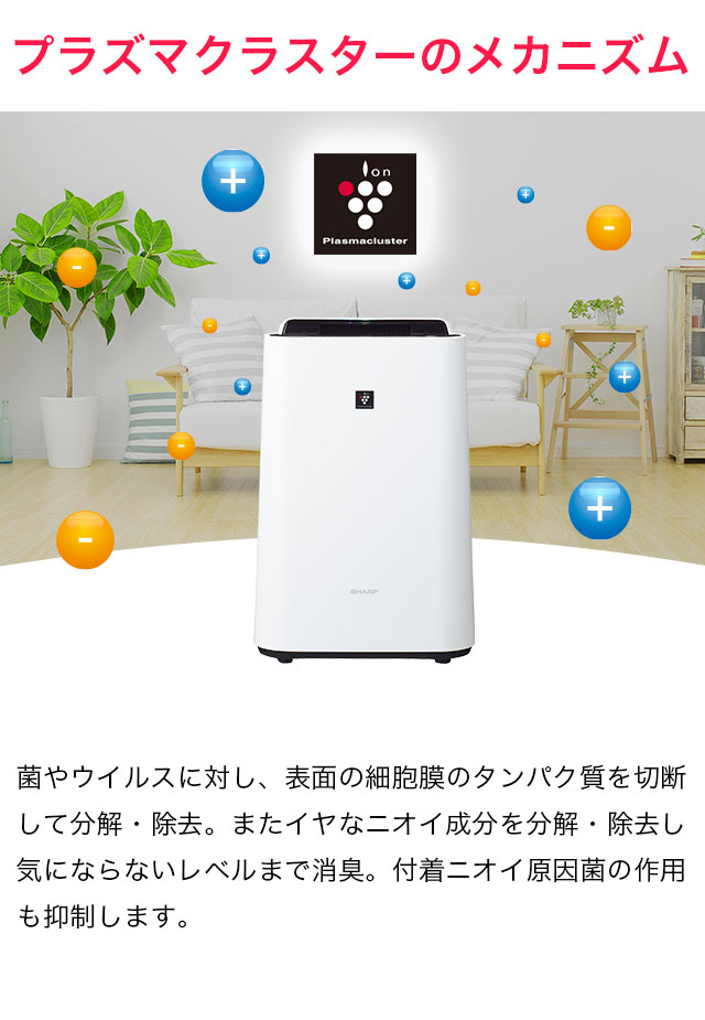 楽天市場】【新品/正規品保障】SHARP シャープ 加湿空気清浄機 KC-50TH