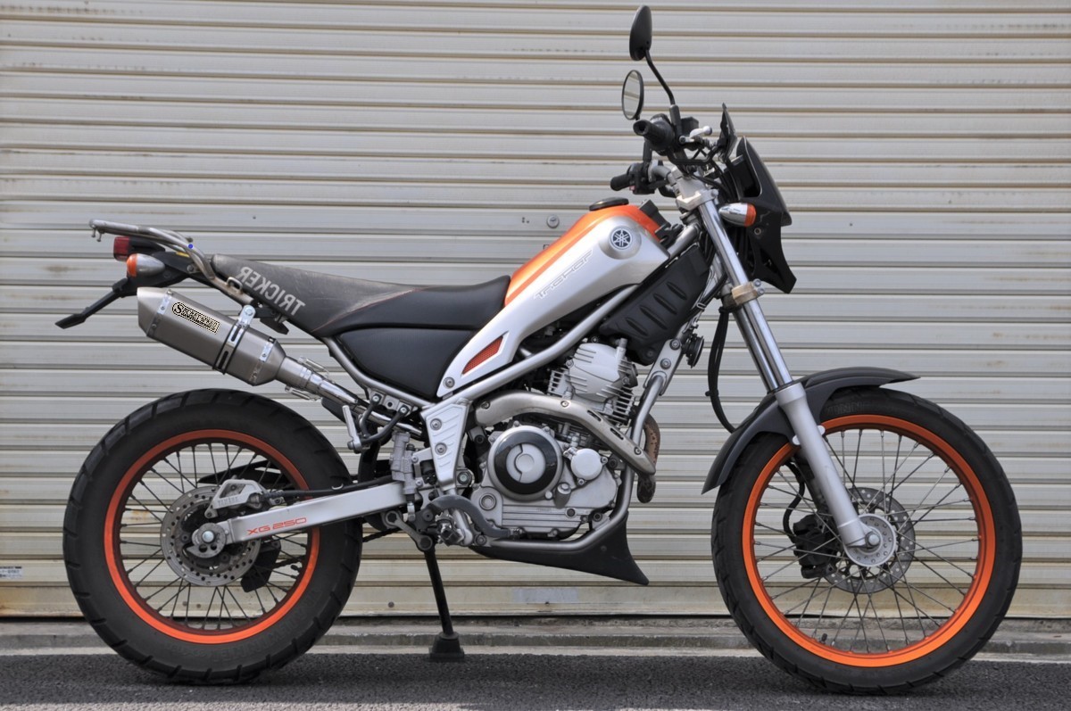 楽天市場】ヤマハ トリッカー 250 スリップオンマフラー サイレンサー