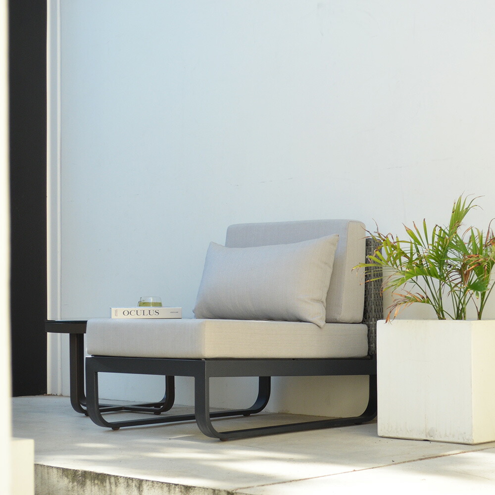 送料無料 | SJYガーデンファニチャー・ソファ1人掛け《オーランド