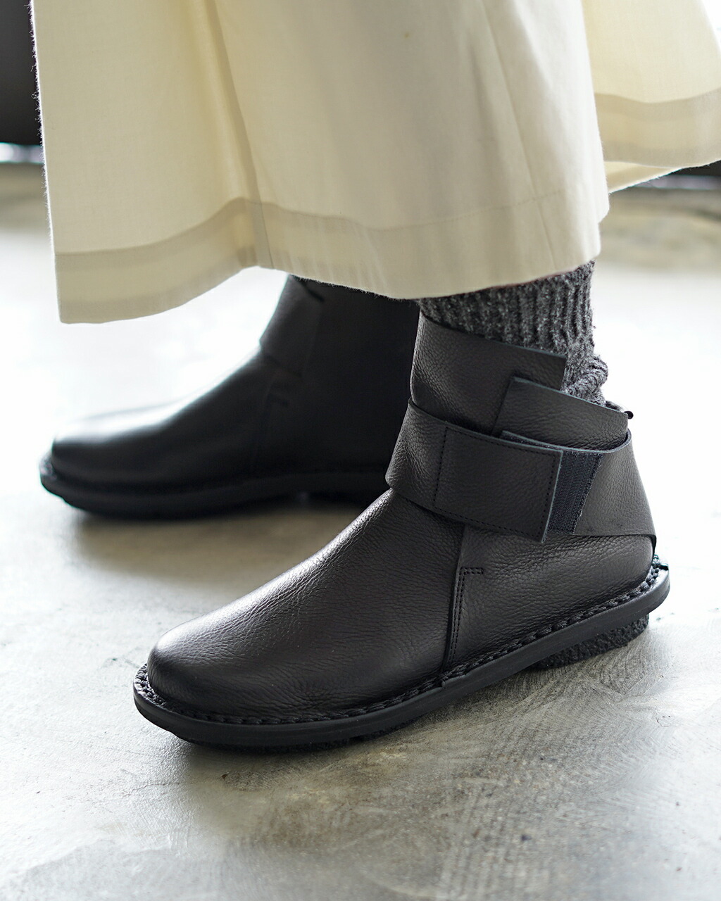 楽天市場】トリッペン trippen ベース BASE ベルクロストラップ レザー