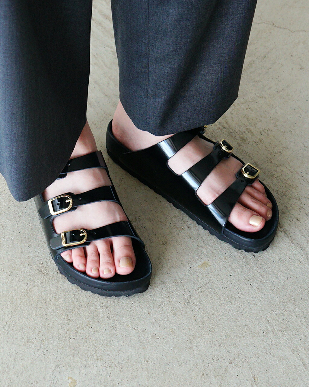 のほほん」BIRKENSTOCK ビルケン フロリダ サンダル 38 crouka_birke