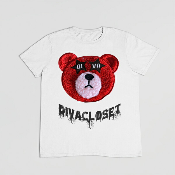 楽天市場】☆目ロゴくま もこもこ ぷくふわ ワッペン クマ 刺繍