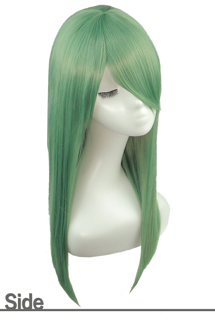 NEW】コスプレウィッグ（ライトロング）【オパールグリーン(MX-004)】