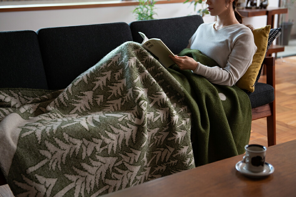 ハウスインザフォレスト／HOUSE IN THE FOREST ウールブランケット