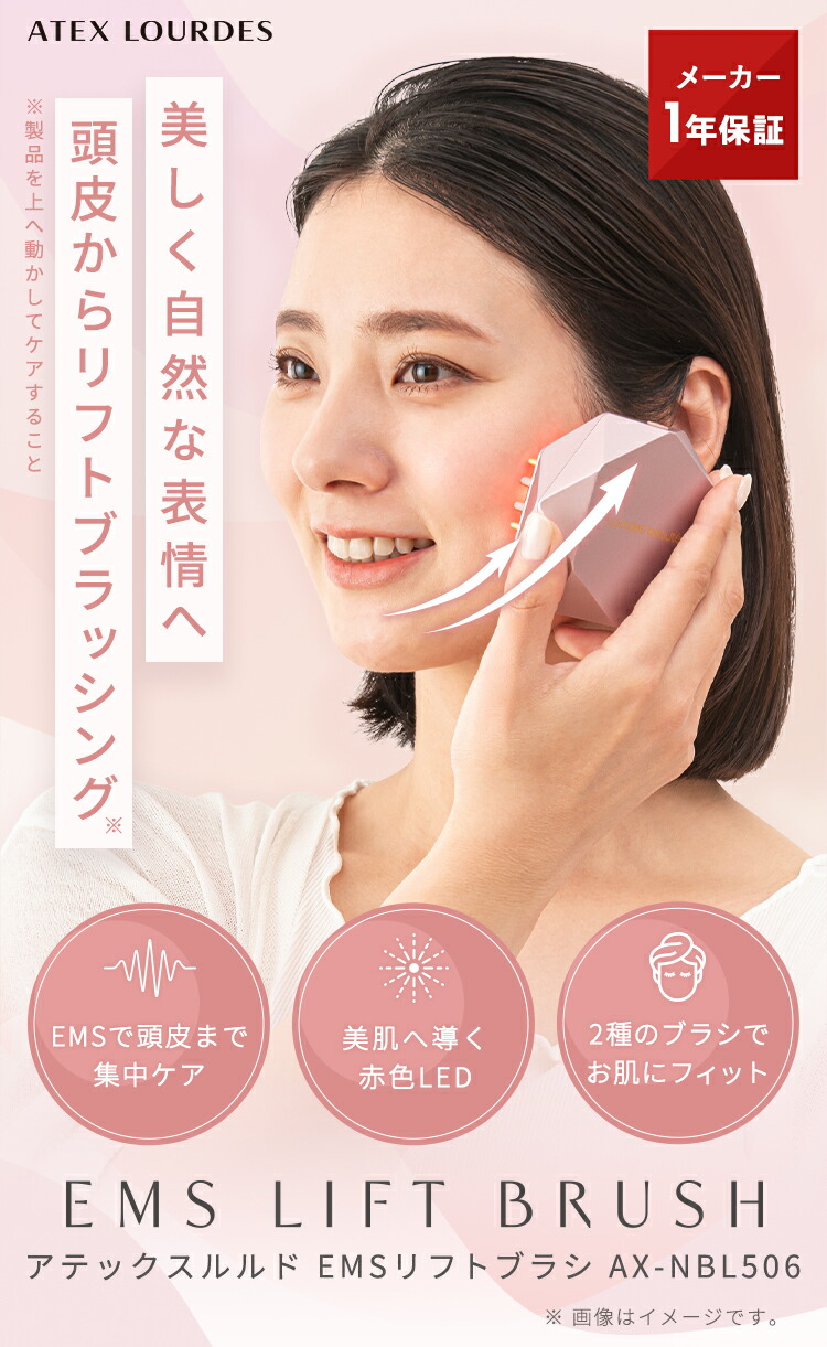 楽天市場】【ポイント10倍】アテックスルルド EMSリフトブラシ AX