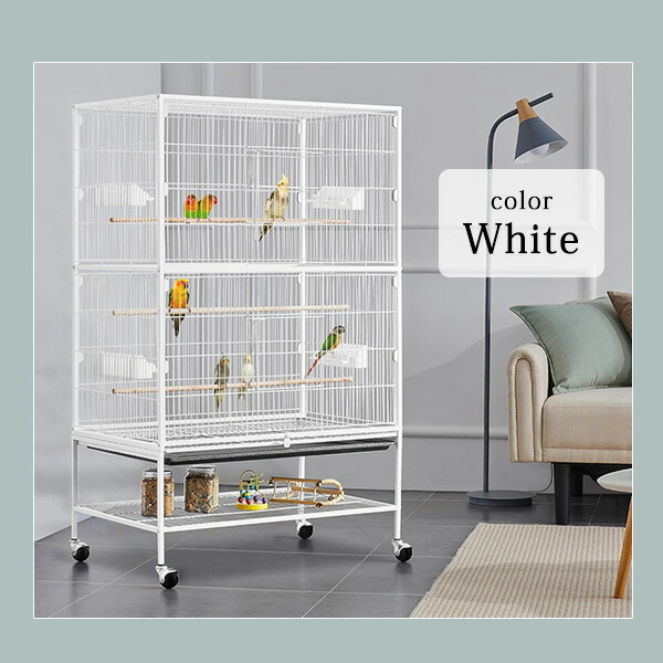 楽天市場】【在庫有り】Yaheetech 52インチ ラージ バードケージ